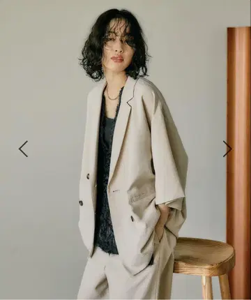 LEPSIM 린넨 라이크 크루즈 자켓
