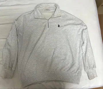 U.S. POLO ASSN. 하프 지퍼 맨투맨