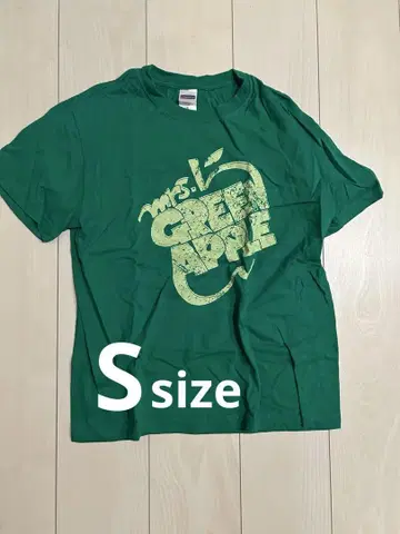 mrs. GREEN APPLE 티셔츠 S 사이즈 그린