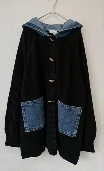 아베일 Denifits 여성용 절개 니트 가디건 ( Denifits )
