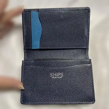 전시품 깨끗함 미사용 SHIPS 쉽스 명함지갑 패스 케이스 카드 케이스