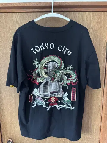 [레어 디자인] FR2 TOKYO CITY 전 자수 반팔 T셔츠 XL
