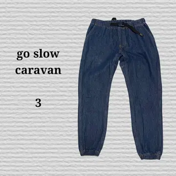 [ go slow caravan ] 데님 조거 팬츠 3