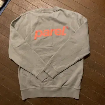 parel 그레이 트레이닝복 백 프린트