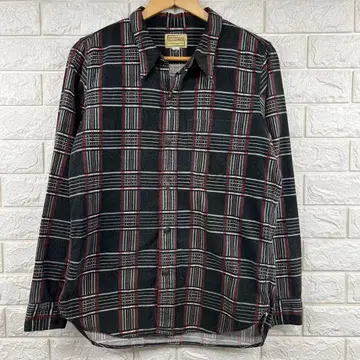 deluxeware 디럭스웨어 프린트 플란넬 셔츠 체크 셔츠