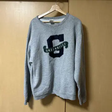 그레이 GREENHILLS 로고 트레이닝복 프룻 오브 더 룸