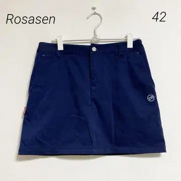 0546 Rosasen 로사센 네이비 골프 스커트 자수 42