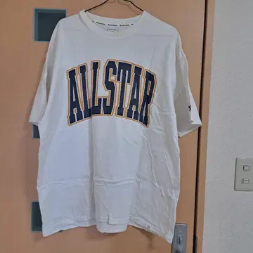 ALLSTAR 로고 T셔츠 화이트