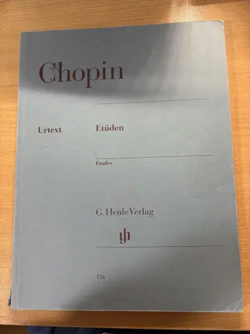 쇼팽 에튀드 헨레판 Op.10 Op.25 3개의 신 연습곡