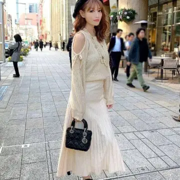 Rady 니트 원피스, 오픈 숄더