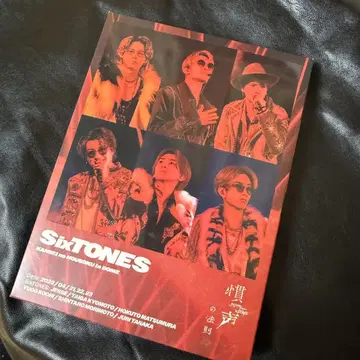 새상품급 SixTONES 관성의 법칙 Blu-ray 초회한정판