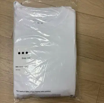 three dots 화이트 T셔츠 2팩 xs 사이즈