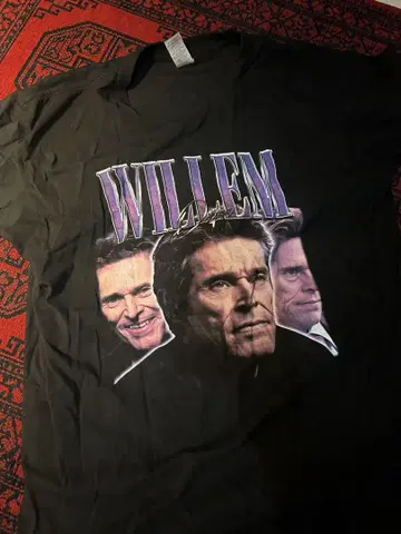 Willem Dafoe 티셔츠 블랙