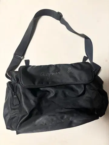 미사용 아네스 베 블랙 숄더백