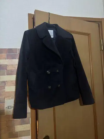 체스터 코트 숏 기장 카스타네 아우터