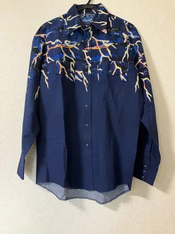 Wrangler 웨스턴 셔츠 네이비