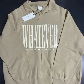 MOUSSY 발포 프린트 폴로 넥 트레이닝복