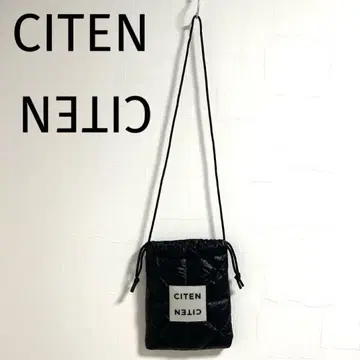 [ 새상품급 ] CITEN 시텐 패디드 복조리 숄더 블랙