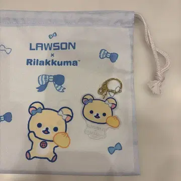 리락쿠마 로손 코리락쿠마 키링 복조리 세트