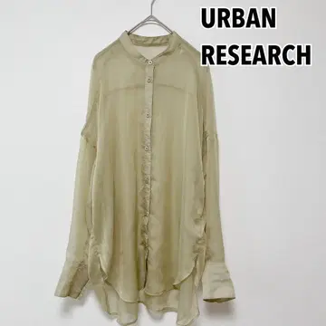 URBAN RESEARCH 어반 리서치 그리 긴팔 블라우스