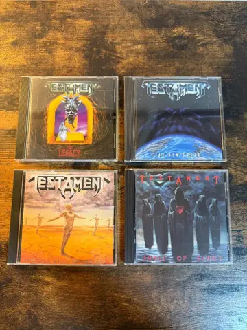 TESTAMENT CD 4장 세트 슬래시 메탈