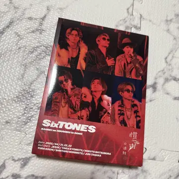 SixTONES 라이브 DVD 2023년 도쿄돔 3매 세트