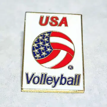 미국관 엑스포 핀 배지 USA 배구