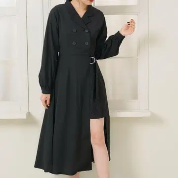 유메텐보 레이스 슬릿 레이어드 원피스 3XL