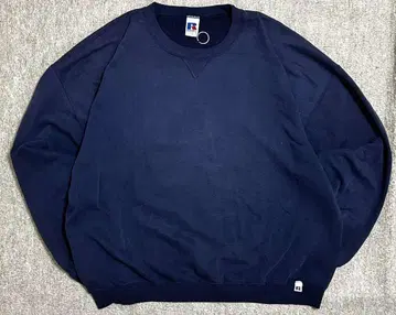 90s 자수 택 러셀 네이비 맨투맨 2XL