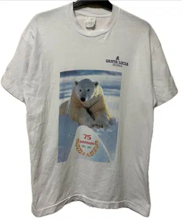 90s SANTA LUCIA SEGUROS 70주년 티셔츠