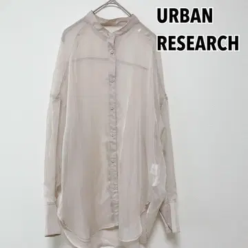 URBAN RESEARCH 어반 리서치 베이지 긴팔 블라우스