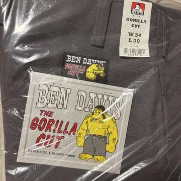 BEN DAVIS GORILLA CUT W34 L30 차콜