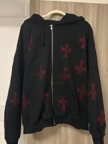 unknownlondon 지퍼 후드티 빨검