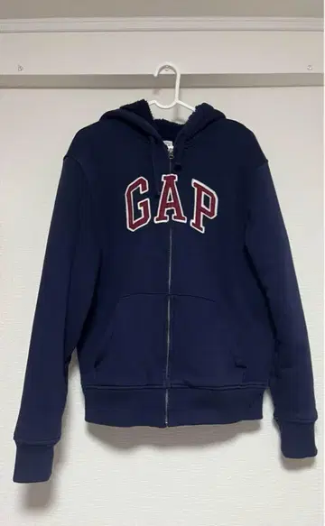 GAP 후드티 네이비 와인 레드 지퍼 후드티