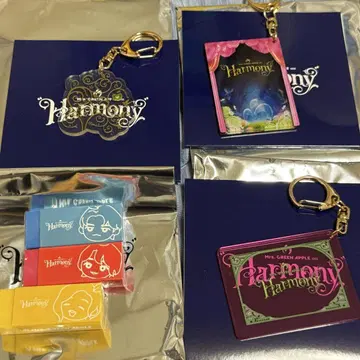 새상품급! 기간 한정! 미세스 Harmony 가챠 키링 4개 세트