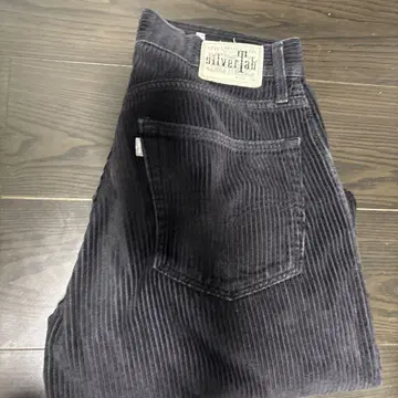 Silver Jeans Co. 코듀로이 팬츠 블랙
