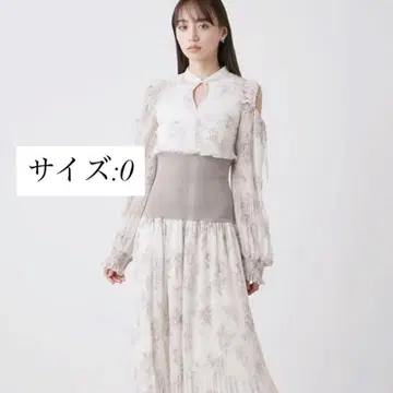 스나이델 snidel Sustaina 허리 리브 원피스 원피스
