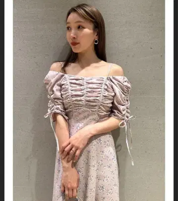 SNIDEL 바리에 프린트 원피스 00