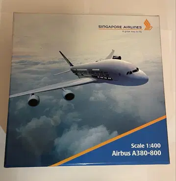 싱가포르 항공 에어버스 A380-800 1:400