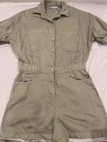 ZARA 올리브 그린 숏 올인원