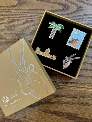 EXPO2025 카타르 핀 배지 4개 set