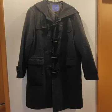 VARSITYMATE 다크 그레이 더플 코트