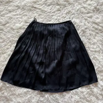 UNTITLED 언타이틀 플리츠 스커트 S 월드 네이비 네이비 컬러