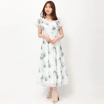 Misch Masch 수채화 그라데이션 플라워 원피스