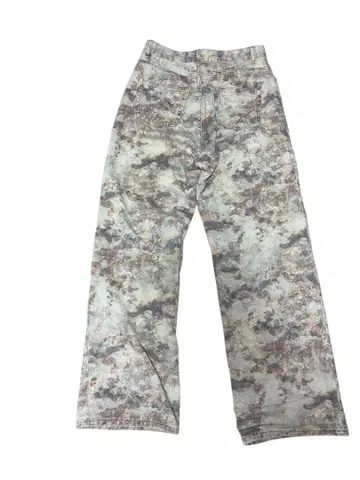 zara/팬츠/페인트/카모플라쥬/워크 팬츠/스트레이트/와이드/