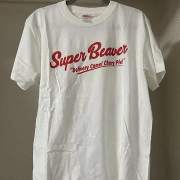 SUPER BEAVER 티셔츠 화이트 M 사이즈 체리파이