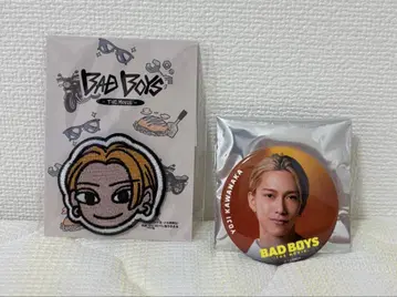 BAD BOYS 와펜 캔뱃지 2종 세트 카와나카 요지 이케자키 리토