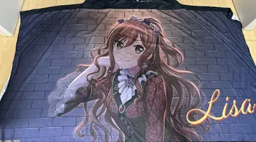 Roselia 리사 후드 부착 타월