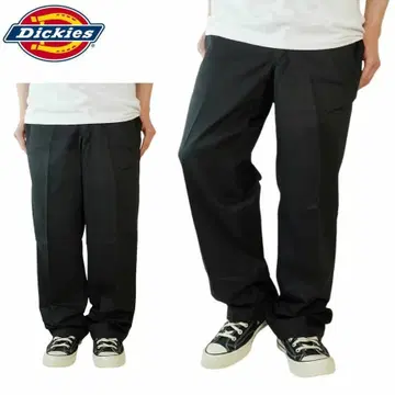 W30 새상품 디키즈 DICKIES 874 워크 팬츠 스트레치 소재 블랙