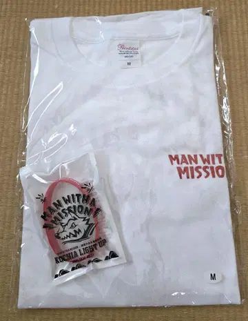 MAN WITH A MISSION 코키아&LOGOT 셔츠와 러버밴드